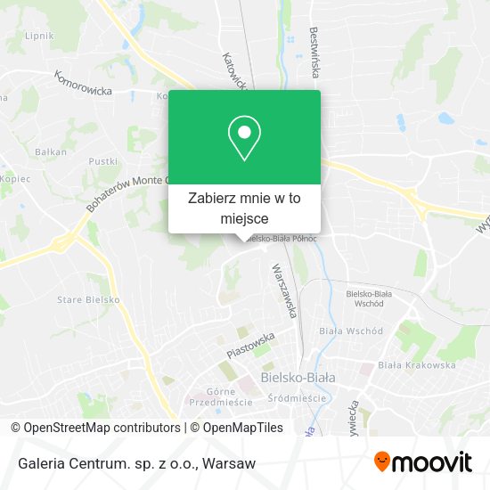 Mapa Galeria Centrum. sp. z o.o.