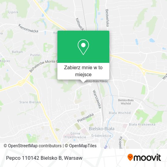 Mapa Pepco 110142 Bielsko B