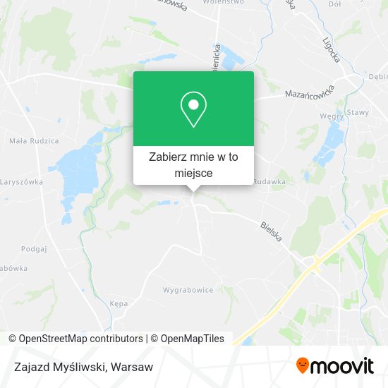 Mapa Zajazd Myśliwski