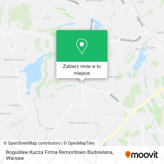 Mapa Bogusław Kucza Firma Remontowo Budowlana