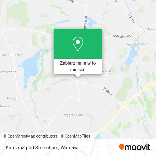 Mapa Karczma pod Strzechom