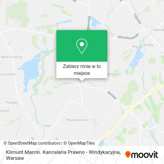 Mapa Klimunt Marcin. Kancelaria Prawno - Windykacyjna