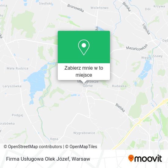 Mapa Firma Usługowa Olek Józef