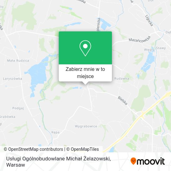 Mapa Usługi Ogólnobudowlane Michał Żelazowski