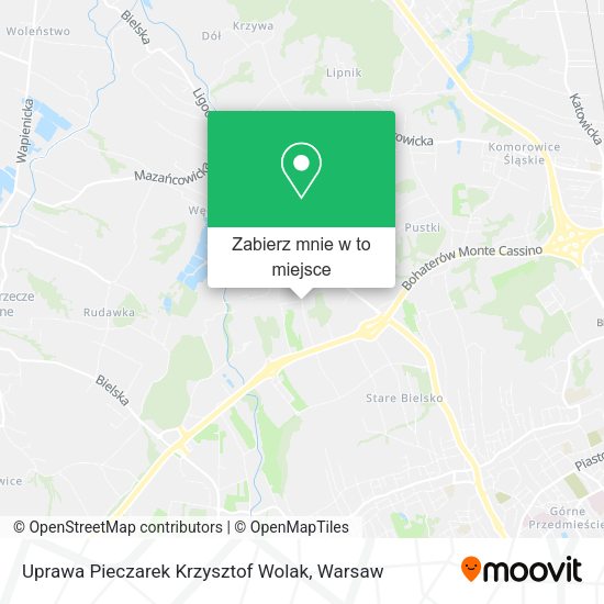 Mapa Uprawa Pieczarek Krzysztof Wolak