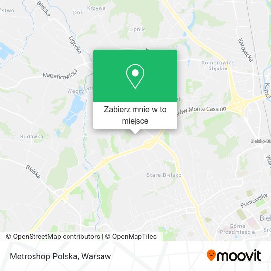 Mapa Metroshop Polska