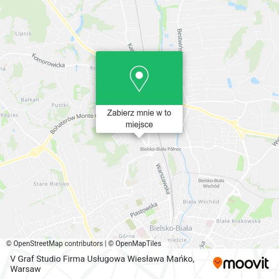 Mapa V Graf Studio Firma Usługowa Wiesława Mańko