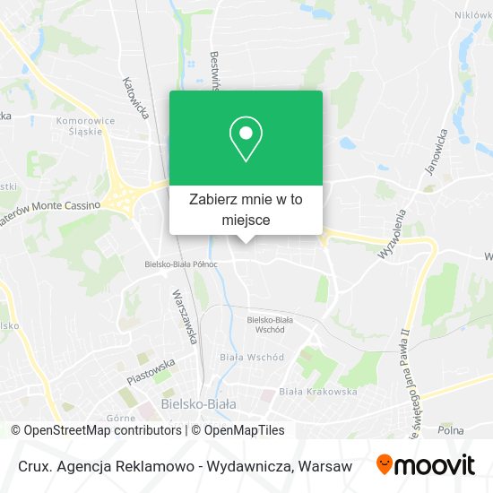 Mapa Crux. Agencja Reklamowo - Wydawnicza