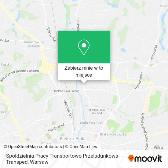 Mapa Spoldzielnia Pracy Transportowo Przeladunkowa Transped
