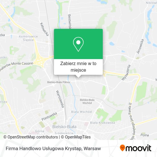 Mapa Firma Handlowo Usługowa Krystap