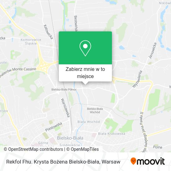 Mapa Rekfol Fhu. Krysta Bożena Bielsko-Biała