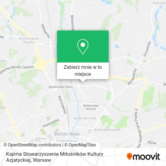 Mapa Kajima Stowarzyszenie Miłośników Kultury Azjatyckiej