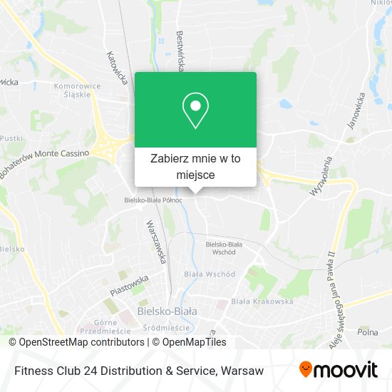 Mapa Fitness Club 24 Distribution & Service