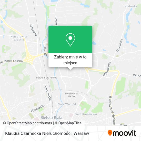 Mapa Klaudia Czarnecka Nieruchomości