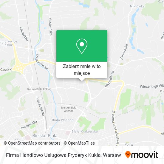 Mapa Firma Handlowo Uslugowa Fryderyk Kukla