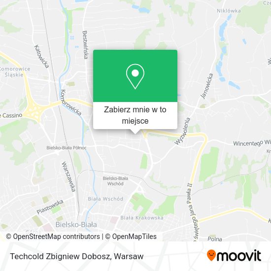 Mapa Techcold Zbigniew Dobosz