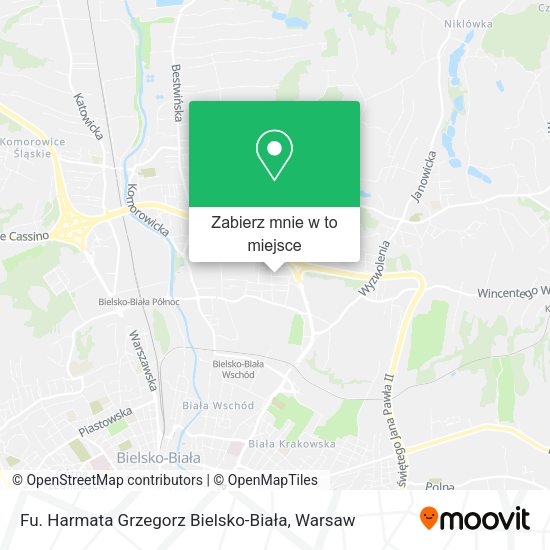 Mapa Fu. Harmata Grzegorz Bielsko-Biała