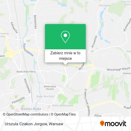 Mapa Urszula Czakon Jorgow