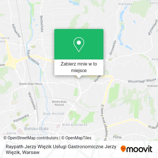 Mapa Raypath Jerzy Więzik Usługi Gastronomiczne Jerzy Więzik