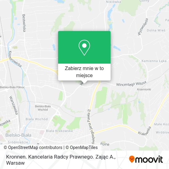 Mapa Kronnen. Kancelaria Radcy Prawnego. Zając A.