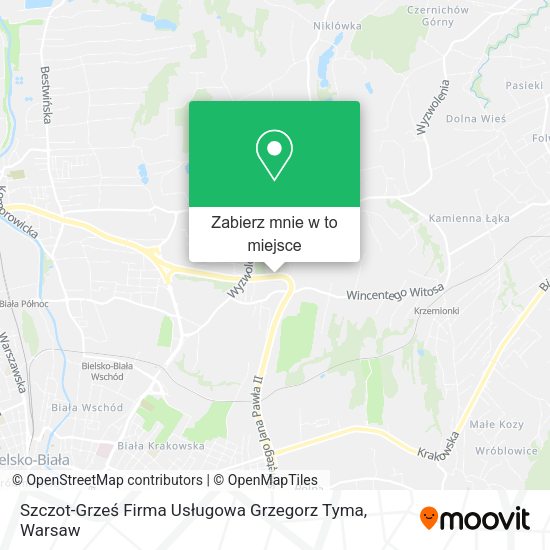 Mapa Szczot-Grześ Firma Usługowa Grzegorz Tyma