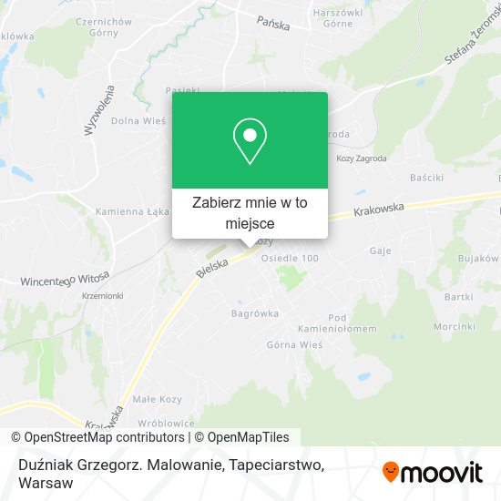 Mapa Duźniak Grzegorz. Malowanie, Tapeciarstwo