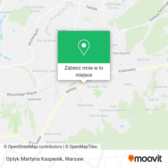 Mapa Optyk Martyna Kasperek