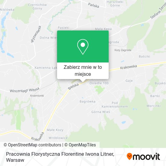 Mapa Pracownia Florystyczna Florentine Iwona Litner