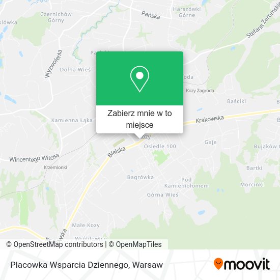 Mapa Placowka Wsparcia Dziennego