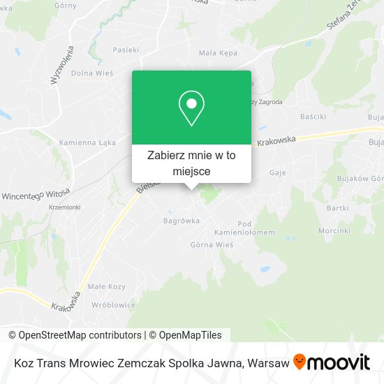 Mapa Koz Trans Mrowiec Zemczak Spolka Jawna