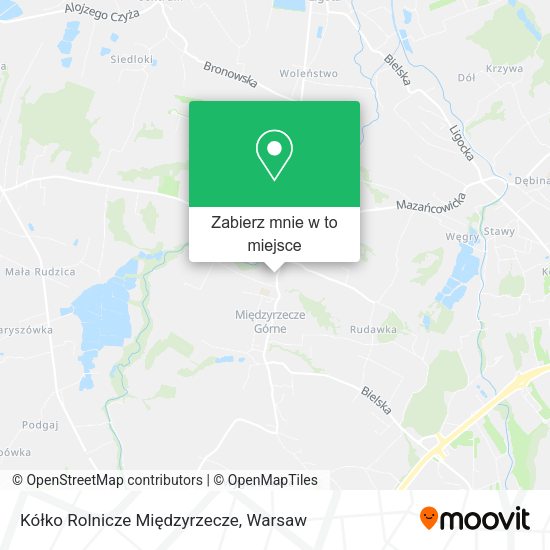 Mapa Kółko Rolnicze Międzyrzecze