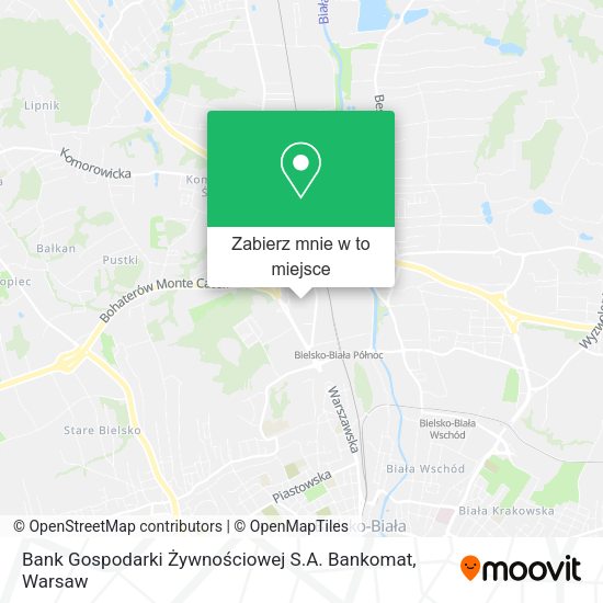 Mapa Bank Gospodarki Żywnościowej S.A. Bankomat