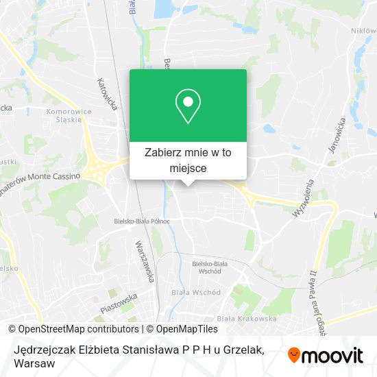 Mapa Jędrzejczak Elżbieta Stanisława P P H u Grzelak