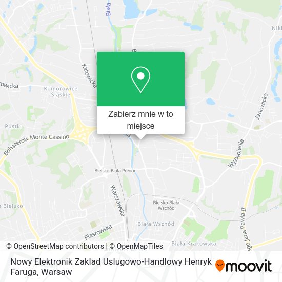 Mapa Nowy Elektronik Zaklad Uslugowo-Handlowy Henryk Faruga