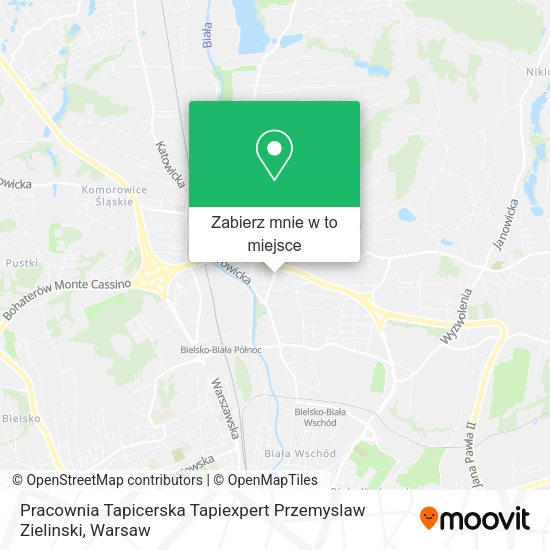 Mapa Pracownia Tapicerska Tapiexpert Przemyslaw Zielinski