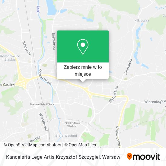 Mapa Kancelaria Lege Artis Krzysztof Szczygiel