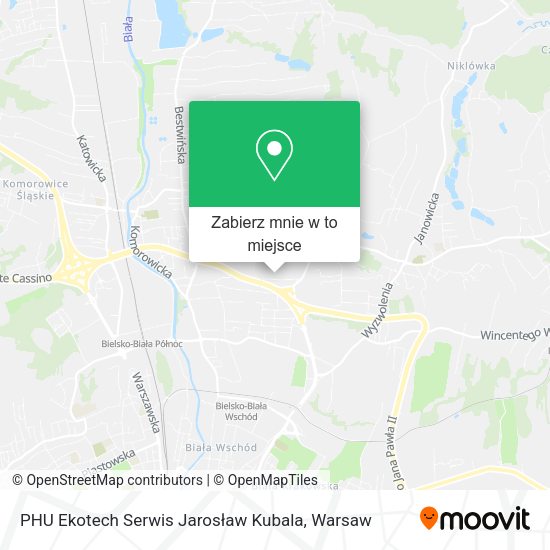 Mapa PHU Ekotech Serwis Jarosław Kubala