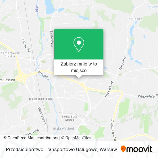 Mapa Przedsiebiorstwo Transportowo Uslugowe