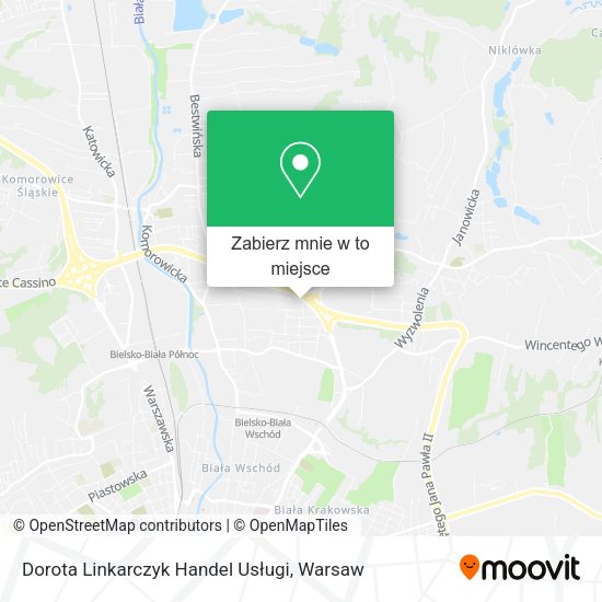 Mapa Dorota Linkarczyk Handel Usługi