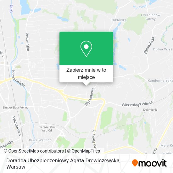 Mapa Doradca Ubezpieczeniowy Agata Drewiczewska