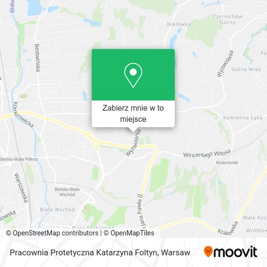 Mapa Pracownia Protetyczna Katarzyna Foltyn