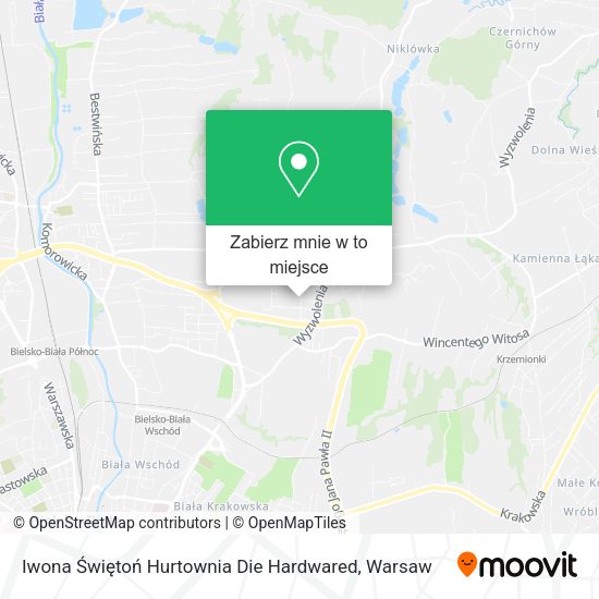 Mapa Iwona Świętoń Hurtownia Die Hardwared