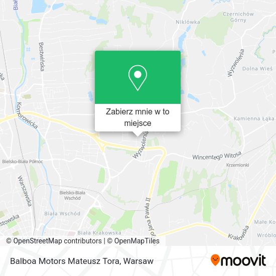 Mapa Balboa Motors Mateusz Tora