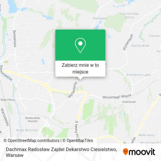 Mapa Dachmax Radosław Zajdel Dekarstwo Ciesielstwo