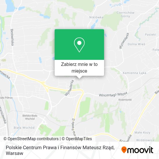 Mapa Polskie Centrum Prawa i Finansów Mateusz Rząd