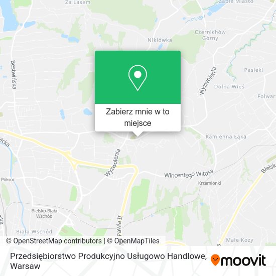 Mapa Przedsiębiorstwo Produkcyjno Usługowo Handlowe