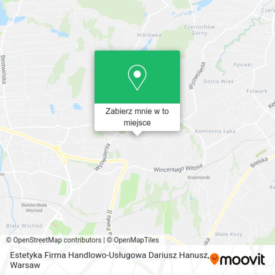 Mapa Estetyka Firma Handlowo-Usługowa Dariusz Hanusz