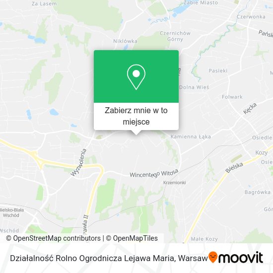 Mapa Działalność Rolno Ogrodnicza Lejawa Maria