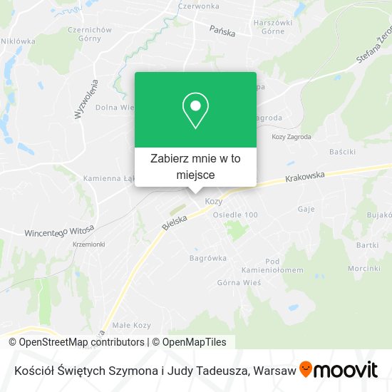 Mapa Kościół Świętych Szymona i Judy Tadeusza