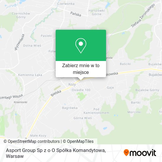 Mapa Asport Group Sp z o O Spółka Komandytowa